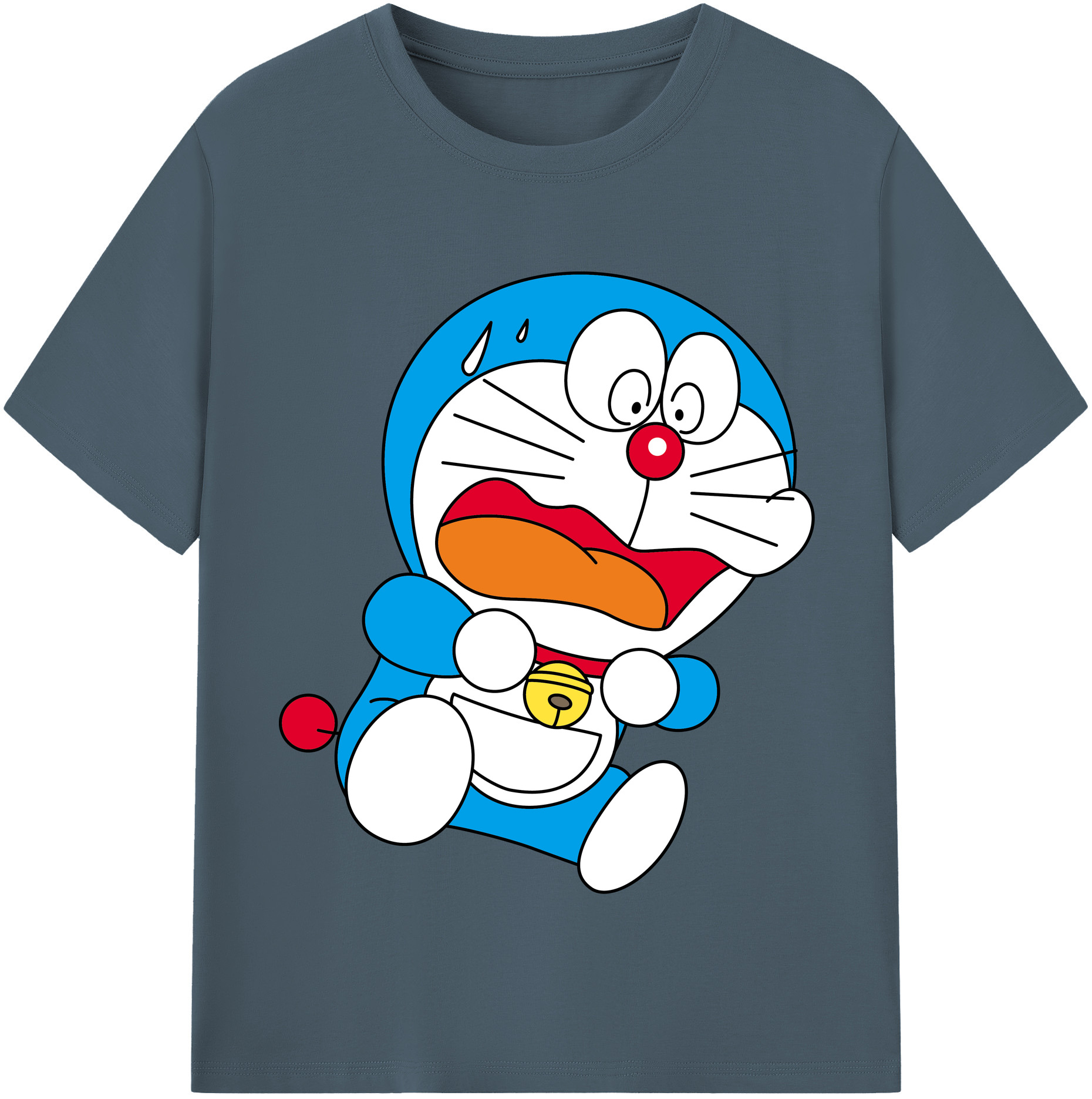 （画像用） ドラえもん Doraemon 綿100％半袖Tシャツ（フロントプリント）